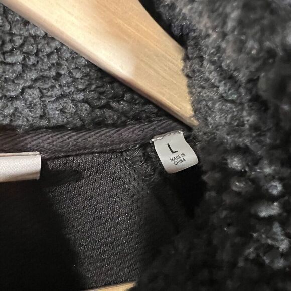 Fear of God Sherpa Fleece Full Zip Womens Mens Large Gray Oversized - Picture 7 of 12